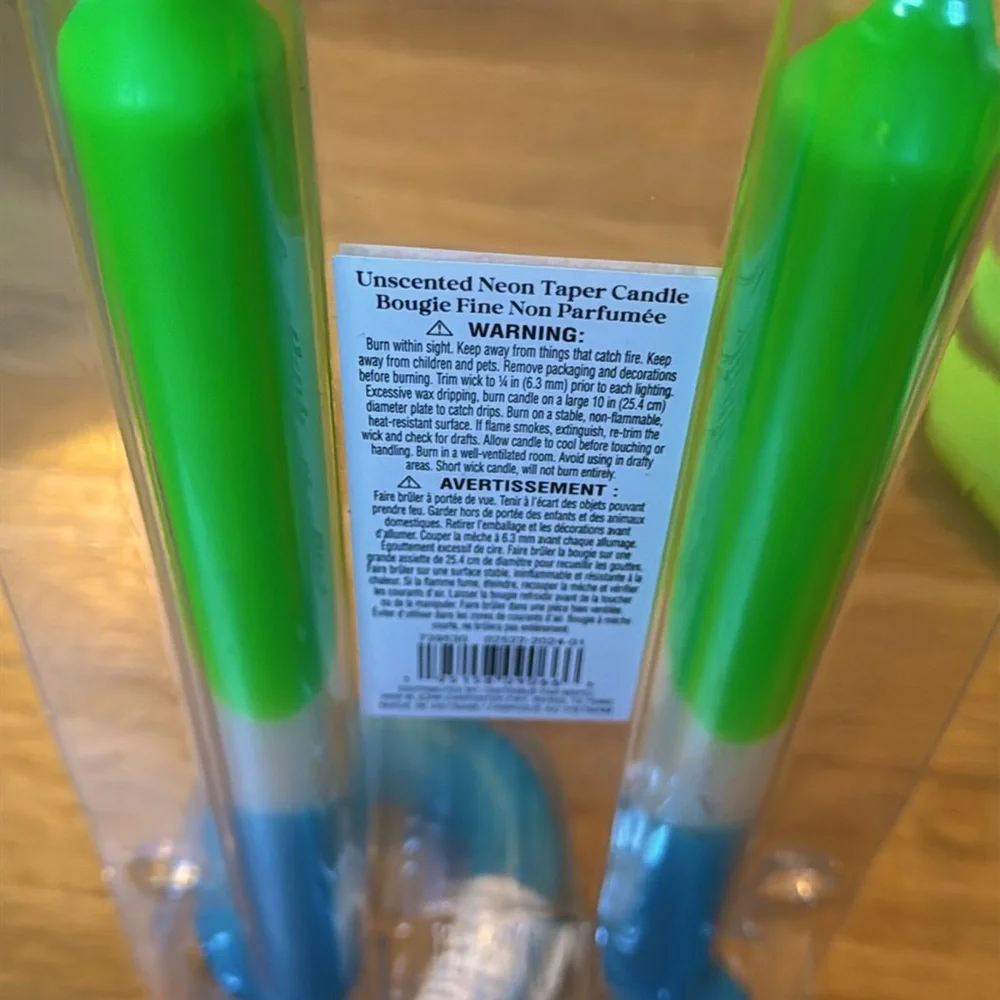 BRAND NEW Bundle of 2 - Ashland Neon Candles - Picture 5 of 8